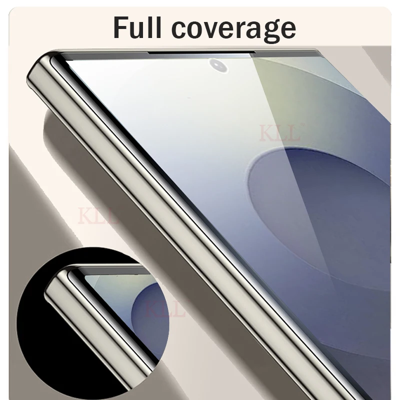 2-4 قطعة غطاء كامل سيليكون هيدروجيل فيلم لسامسونج S25 حافة S24 الترا S23 FE S22 زائد واقي للشاشة فيلم وليس الزجاج