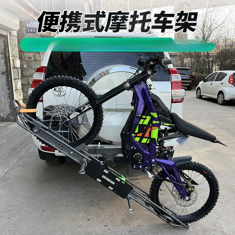 Children's off-road climbing motorcycle back frame RV rear hanging electric vehicle back frame