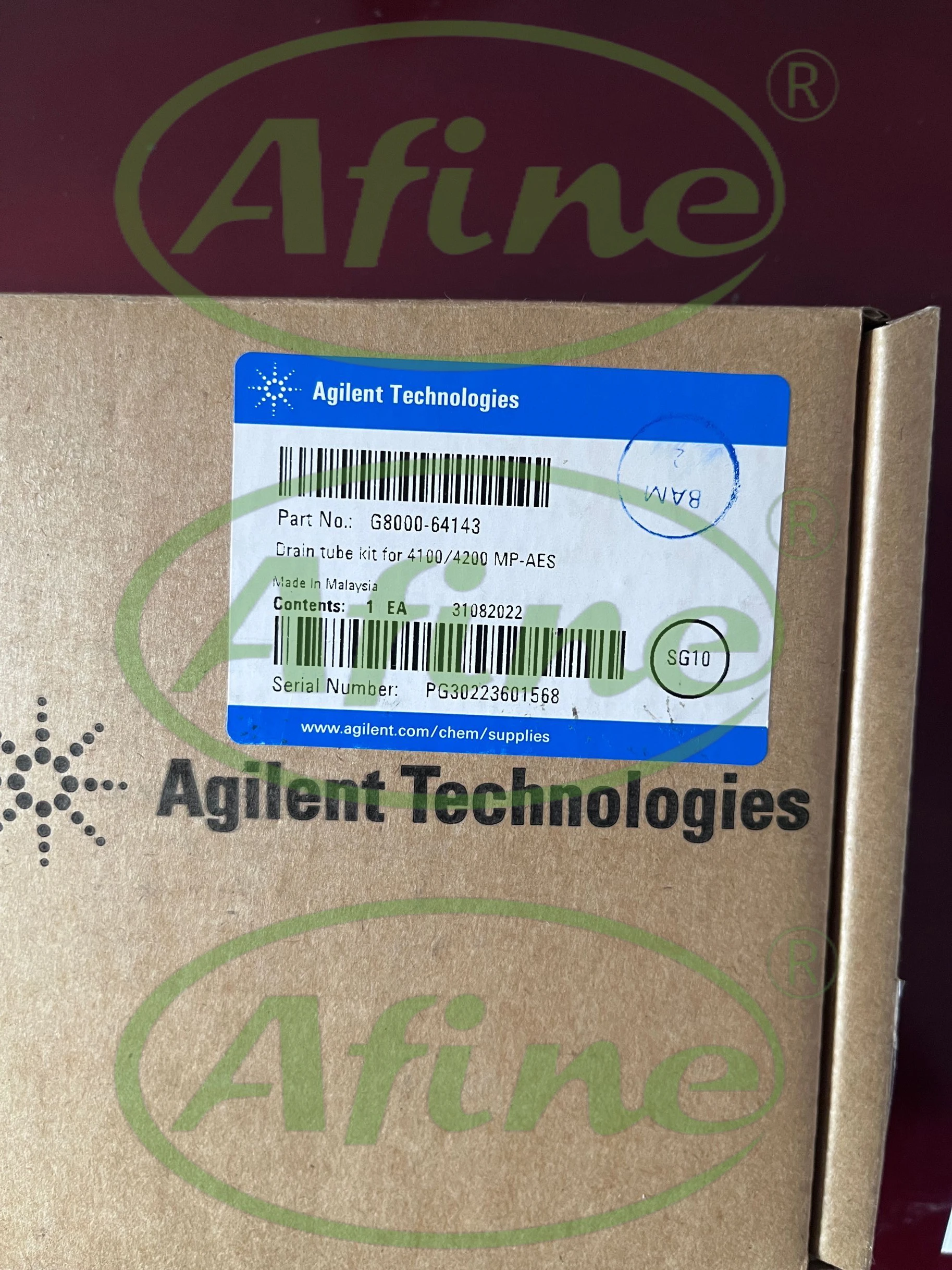 

AFINE Agilent G8000-64143 Drain Tube Kit for MP-AES