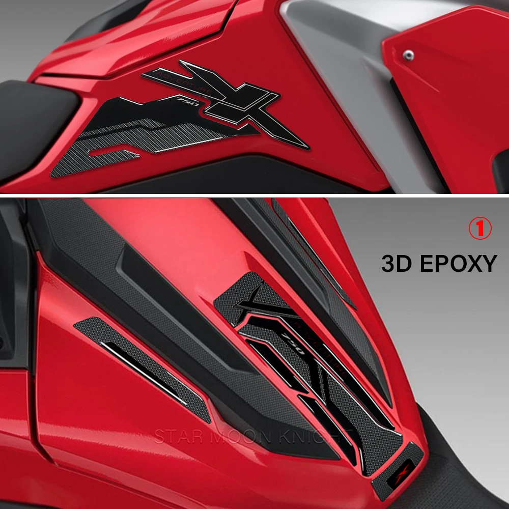 Мотоциклетная 3D эпоксидная смола, наклейка для HONDA NC750X NC 750X 2021 2022 2023, боковая подкладка для резервуара, наклейка против царапин, нескользящая прокладка