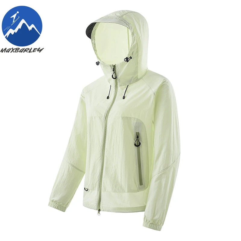 

Maxbarley Ice Silk Quick Dry UV Sun Protective Jacket Outdoor Skin Shirt Men Women Same Hiking Camp Fishing Cycling Apparel