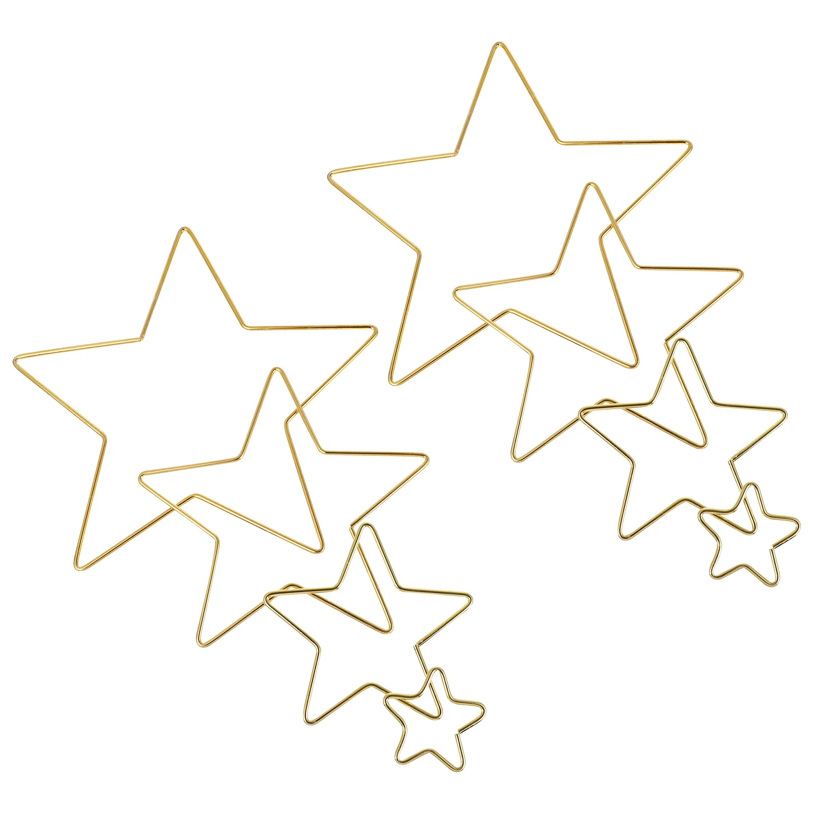 4 шт., металлические ремесленные кольца в форме звезды, круг «Ловец снов», для дома, свадьбы, сада, декор, инструмент для изготовления ловли снов