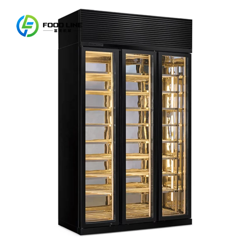 Customized Constant Temperature Adjustable Customization Wine Wall Display Storage Counter Wine Cabinet Refrigerated Showcase