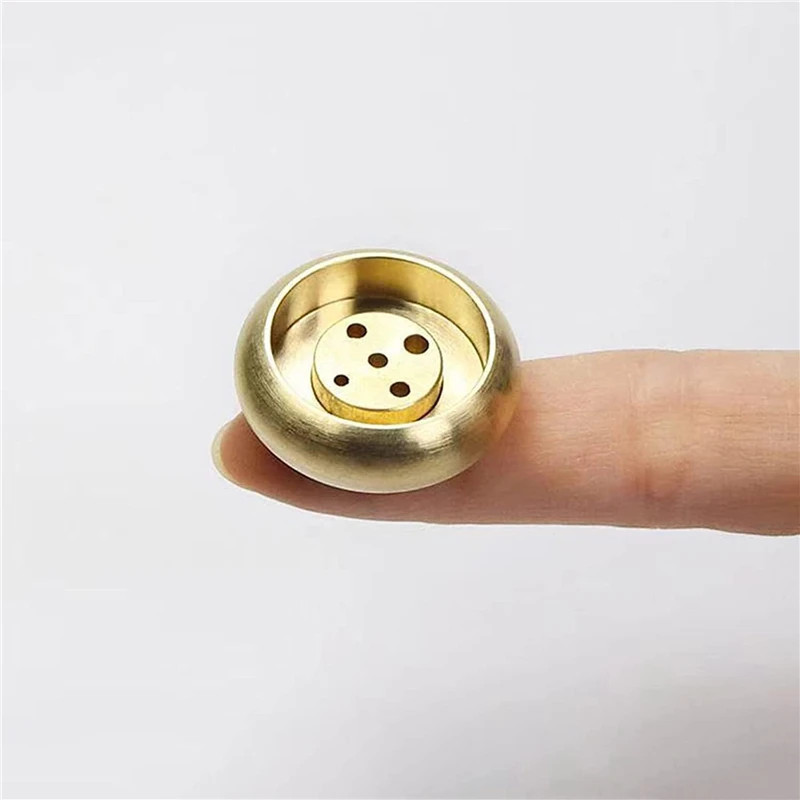 Mini Incense Burner Pure Brass Incense Stick Holder 5/9 Holes Incense Tray Ornament Bedroom Home Yoga Decoration Crafts