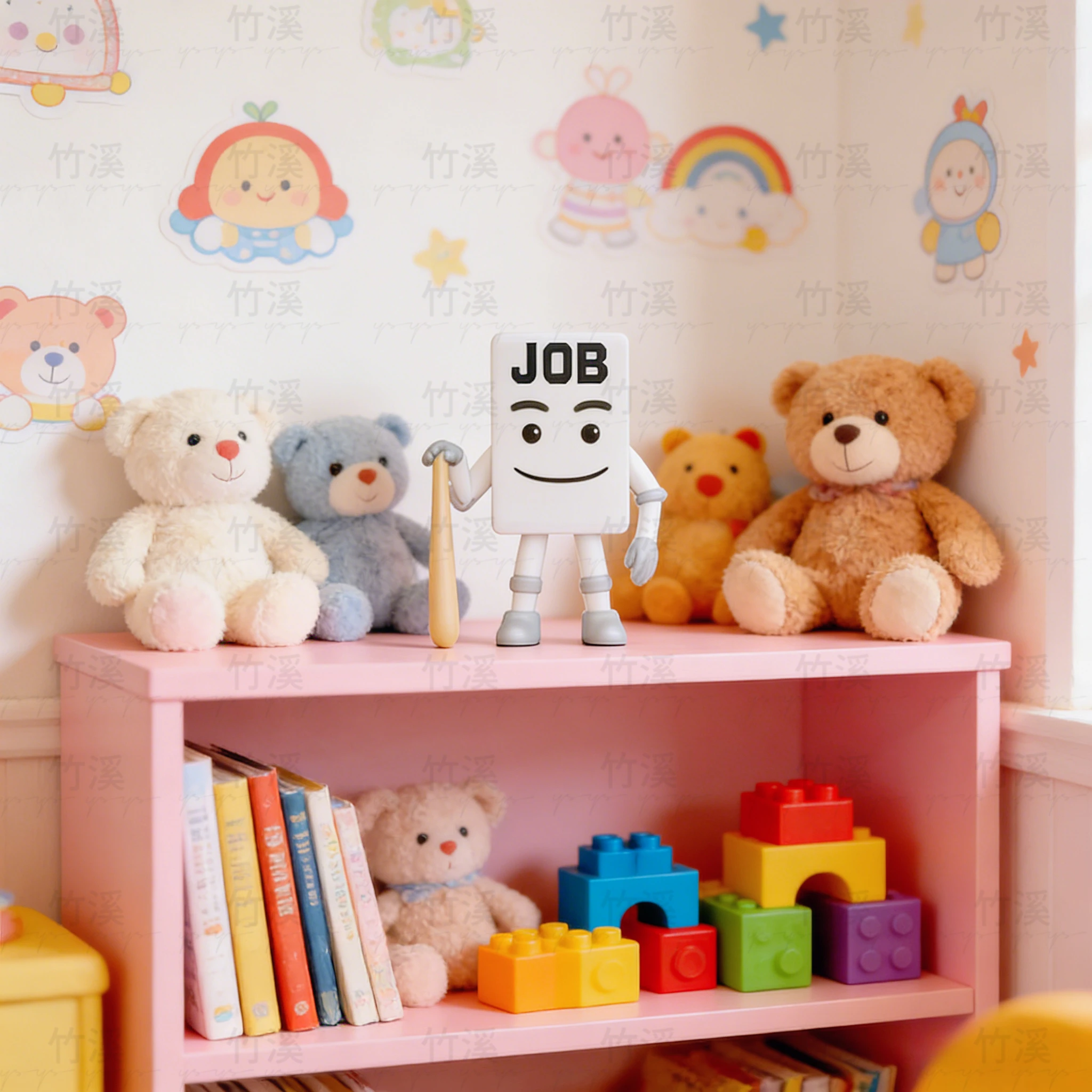 

Ограниченная серия в стиле аниме Brainrot Blind Box: виниловая фигурка куклы-джемба и украшение в виде маски | Подарок на день рождения