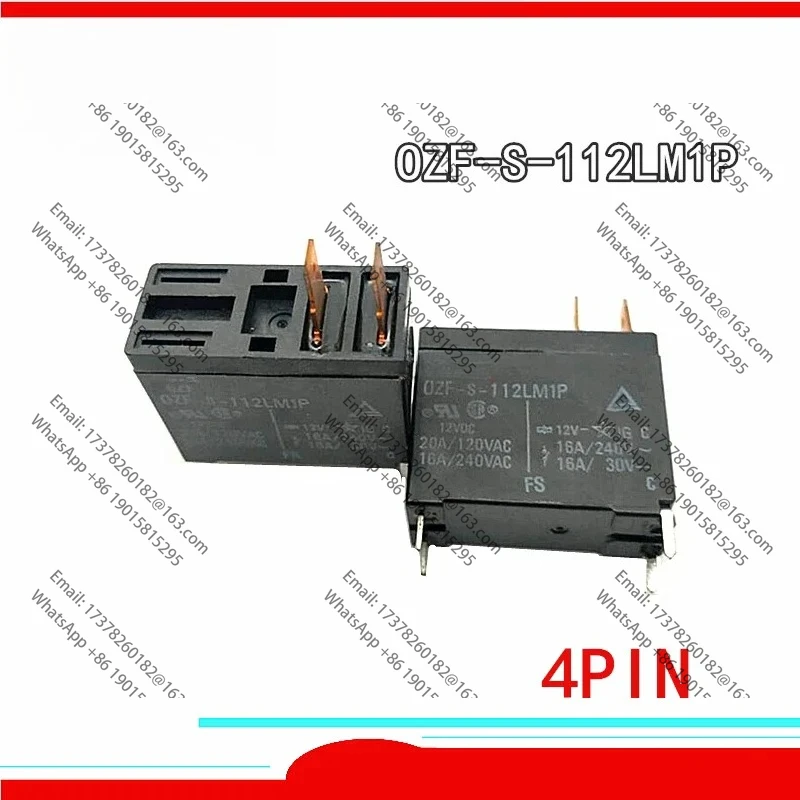 

10PCS 100%Original New Relay OZF-S-112LM1P 12VDC OZF-S-112LM1P-12V OZF S 112LM1P 12V 4PIN 16A