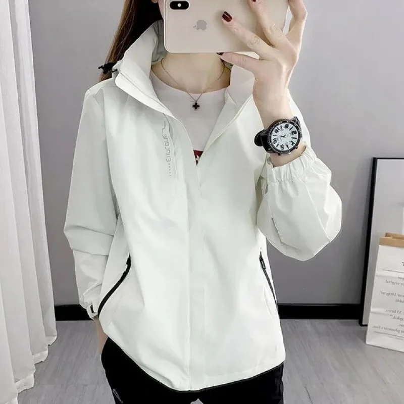 Spring Autumn Ladies Solid Color Double-layer Tops Korean Female Leisure Stormtrooper Jacket Women Fashion Large Size 5XL Coat