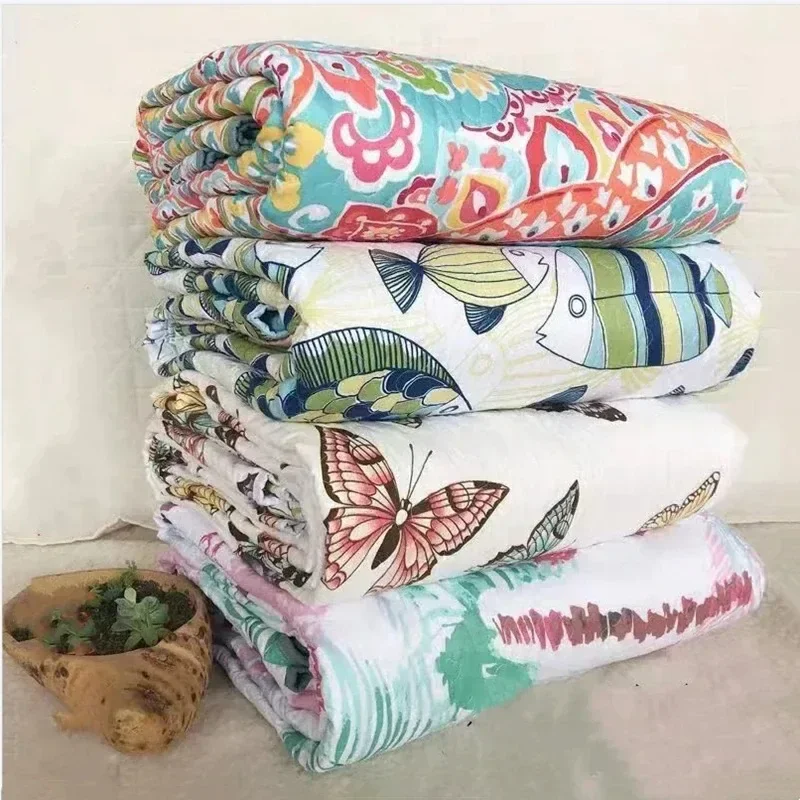 180x220/220x240cm Summer Thin Quilt Comforter Soft Air Conditioning Four-season Quilt/Duvet/Blanket Bed Duvets Single Bed Quilt