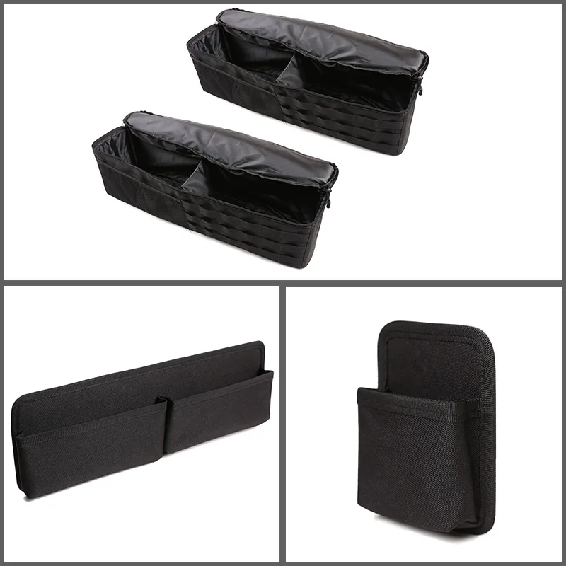 For Toyota FJ Cruiser 07-21 Oxford cloth Car Trunk Side Storage Box Front Co-Pilot Storage Bag Organizer Pocket Car Accessories