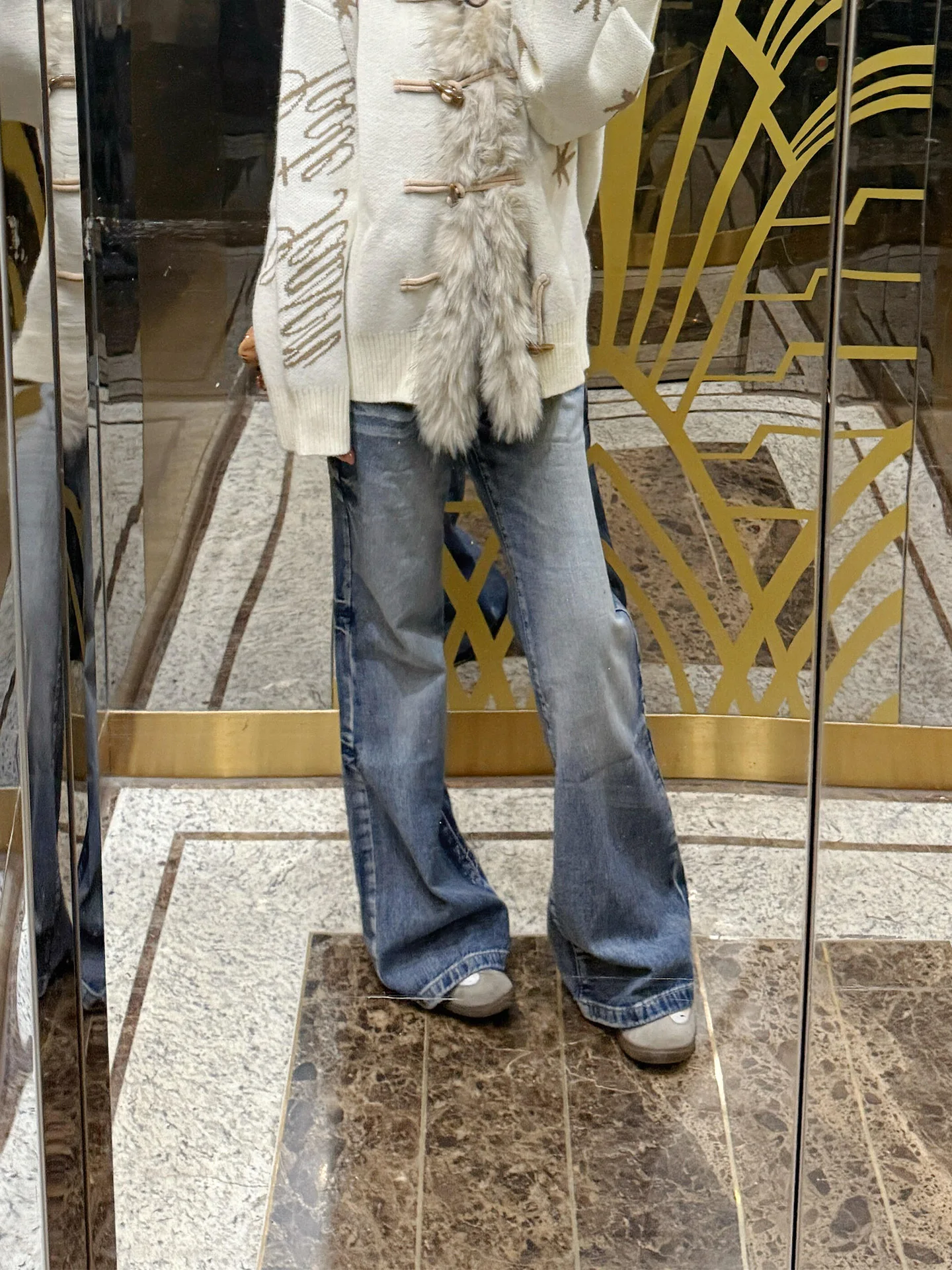 

Summer 2026 New Vintage Washed American Style Slim Fit Lazy Water Washed Jeans Women's Slim Wide Leg Pants Natural Waist