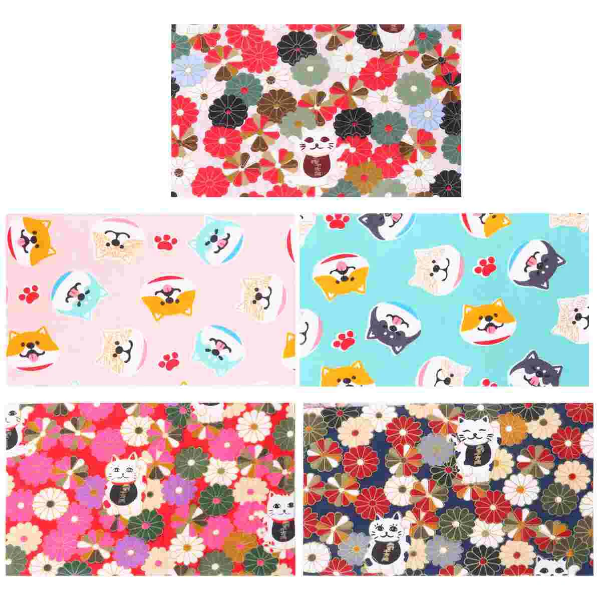 

10 Pcs Fat Quarters Fabric Bundles Sewing Craft DIY Floral Squares Patchwork Cloth