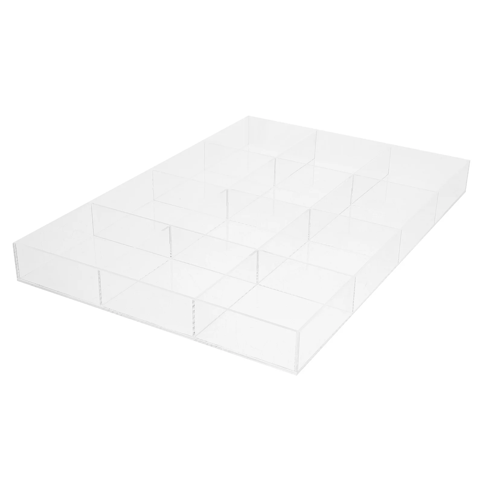 

Acrylic Jewelry Storage Tray Large Capacity Transparent Organizer Display Plate for Rings Necklaces Bracelets Watches