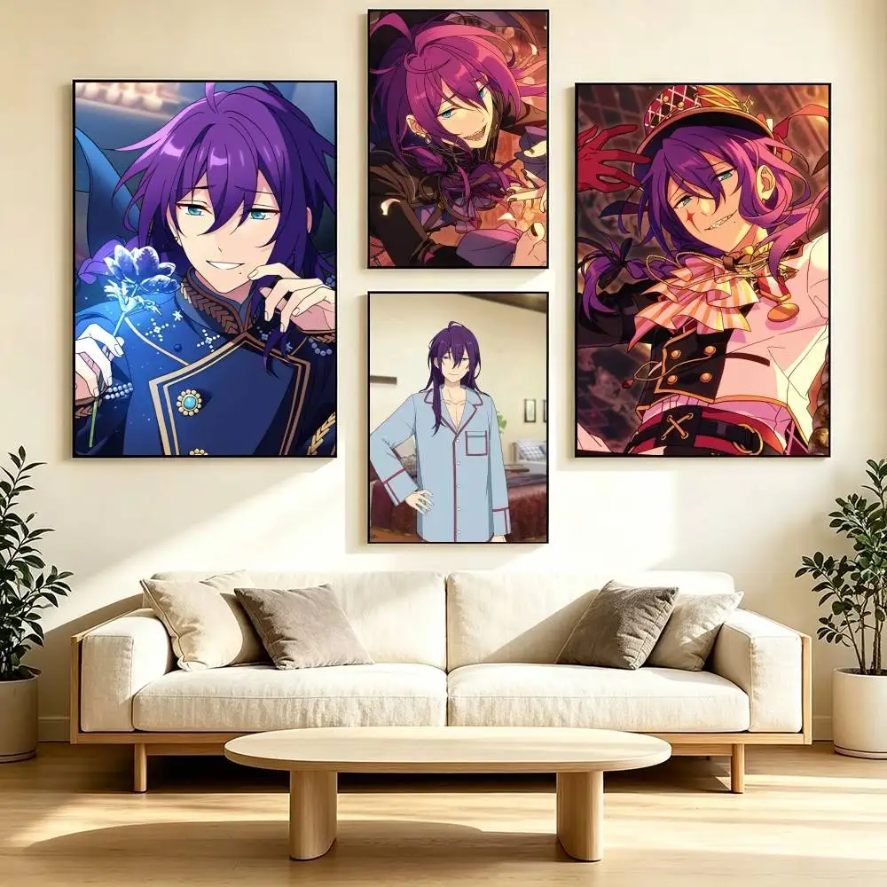 E-Ensemble Stars Mayoi Ayase Game   Poster Waterproof Wall Art Sticker For Bar Living Room Vintage Decor High Quality Print Gift