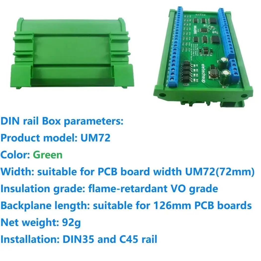

16DO 4DI 8AI RS485 Modbus RTU Analog Digital 4-20MA 0-10V Current Voltage Collector Module PLC IO Expanding Board