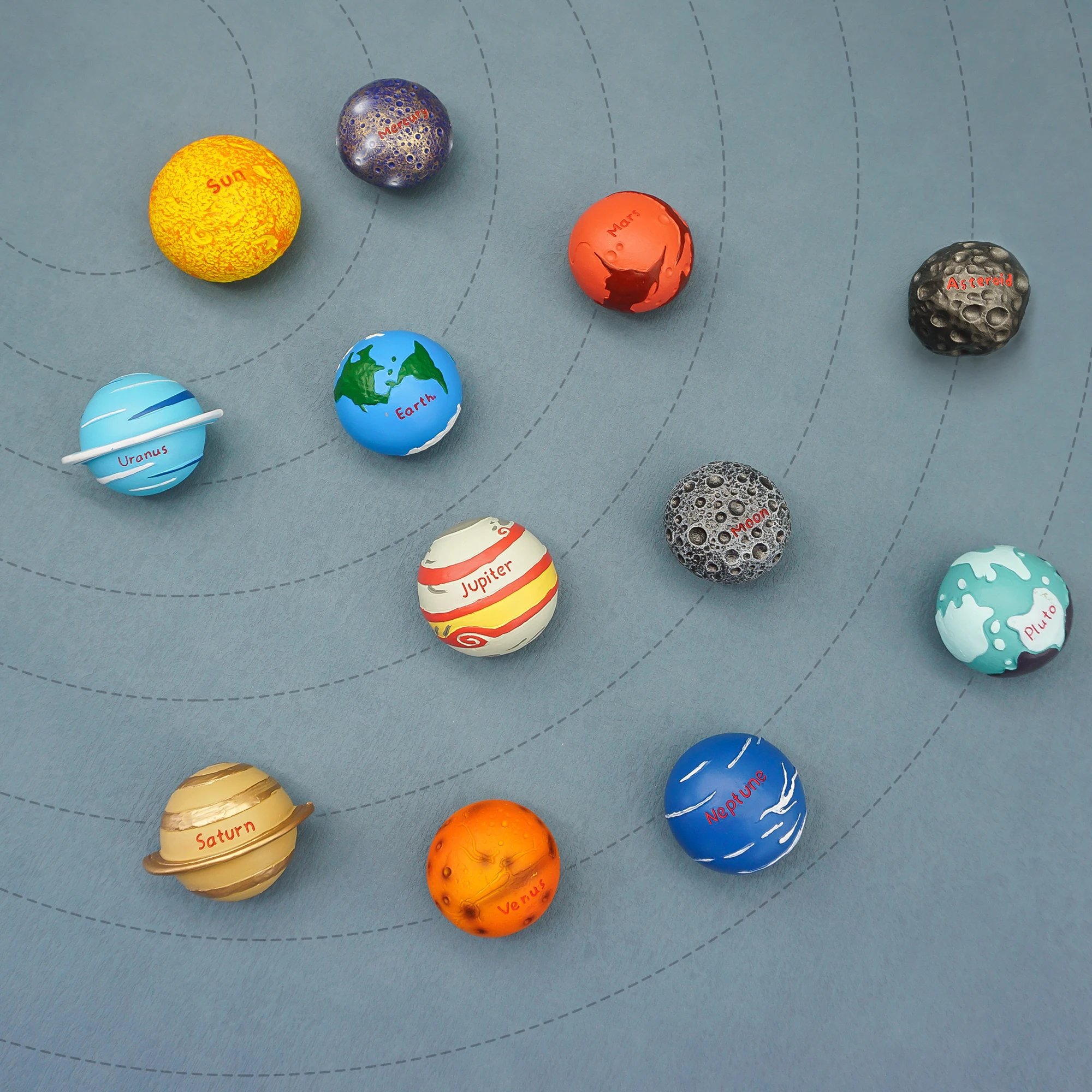 1 PC Creative Planet Shaped Drawer Knobs Cute Wardrobe Pulls for Children's Room Home Decor Cabinet Handles Furniture Hardware