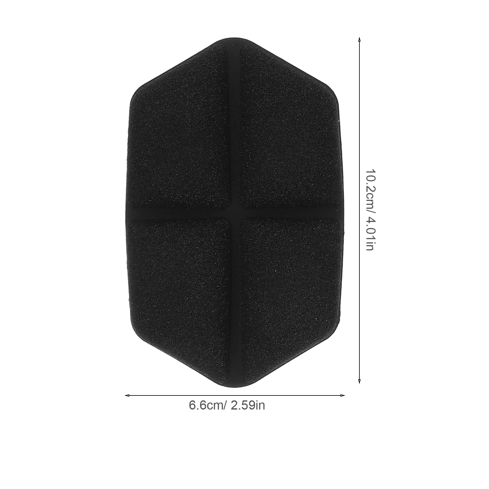 5 Pcs Sponge Lining Pad Replacement Bike Pads Football Padding Liner Black Motorcycle Protection