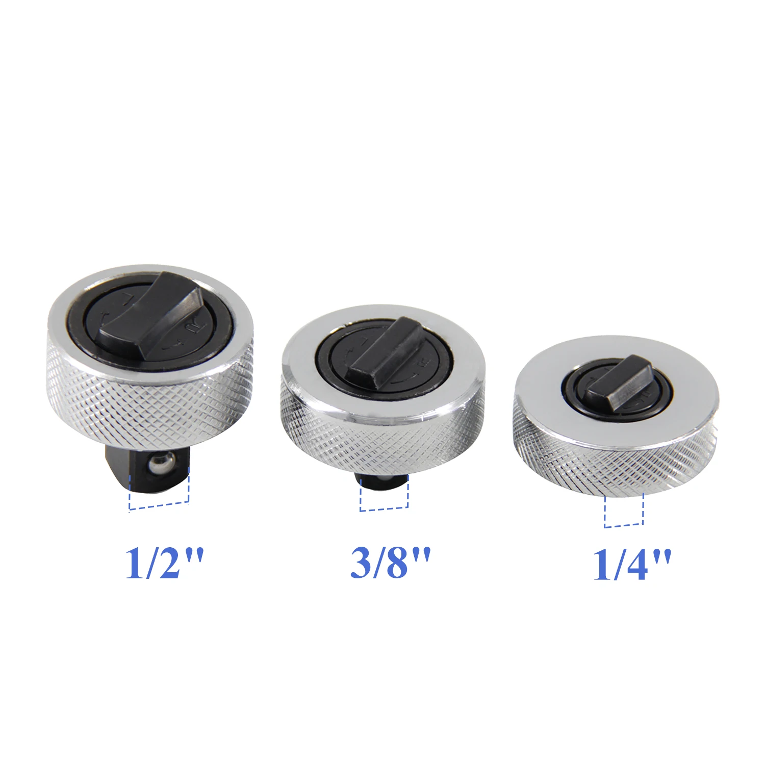 Cała stal dwustronna Mini palec kwadratowe narzędzie dłoni klucz nasadowy z grzechotką klucz nasadowy 1/4 "3/8" 1/2 "napęd małe narzędzia szybkiego gniazda