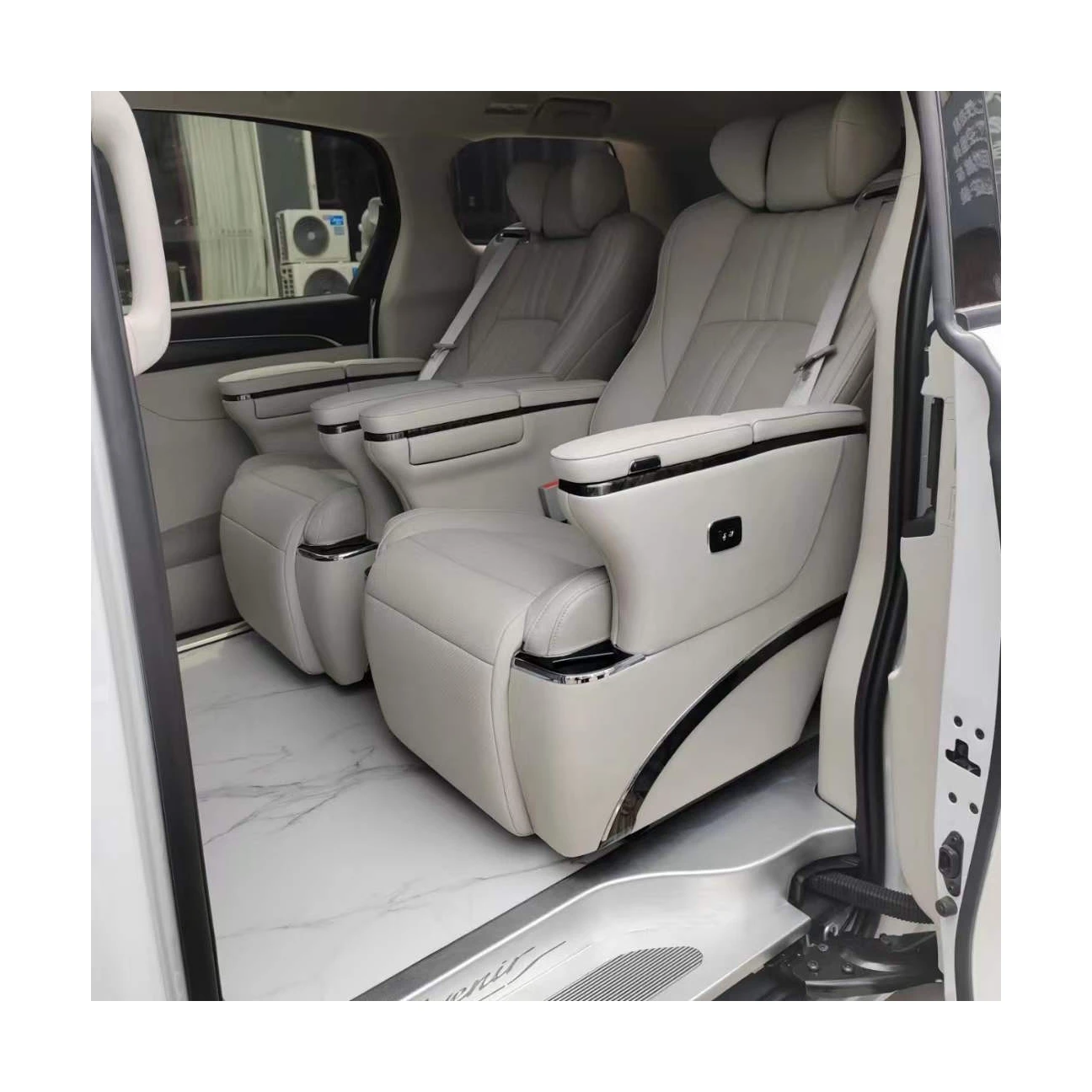Electric Van Modified Car Seat For Toyota Alphard And Coaster Interior Accessories