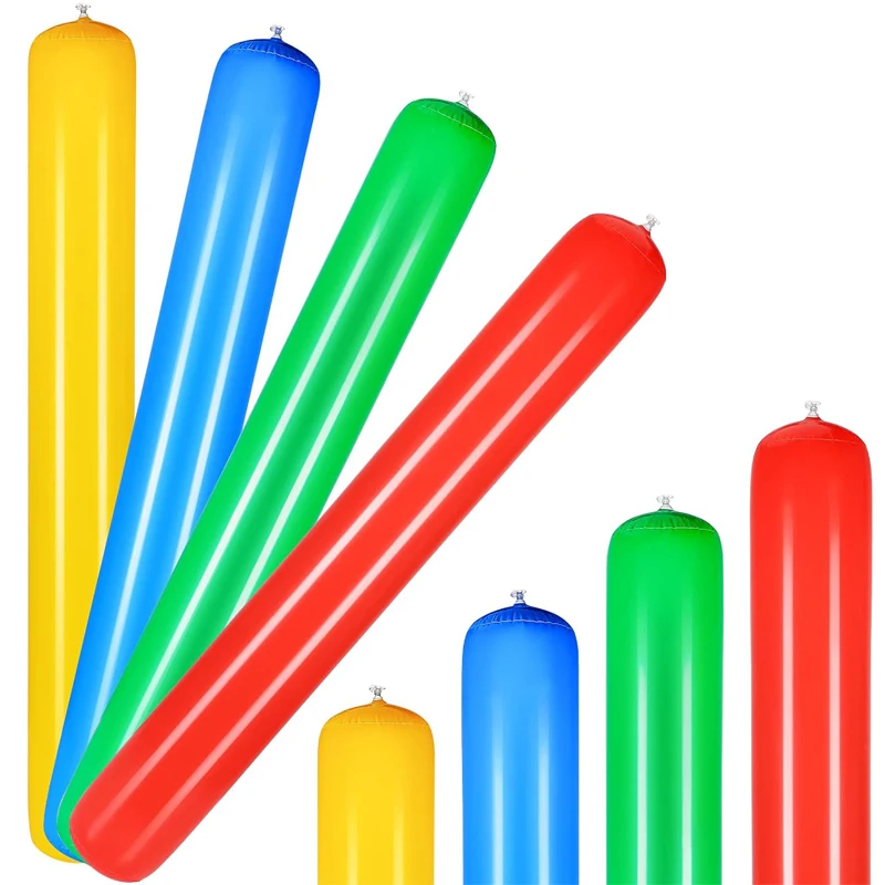 Inflatable Blow Up Pool Noodles PVC Swim Sticks Size 90CM Outdoor Beaches Lake Party Interaction Games For Kids & Adults