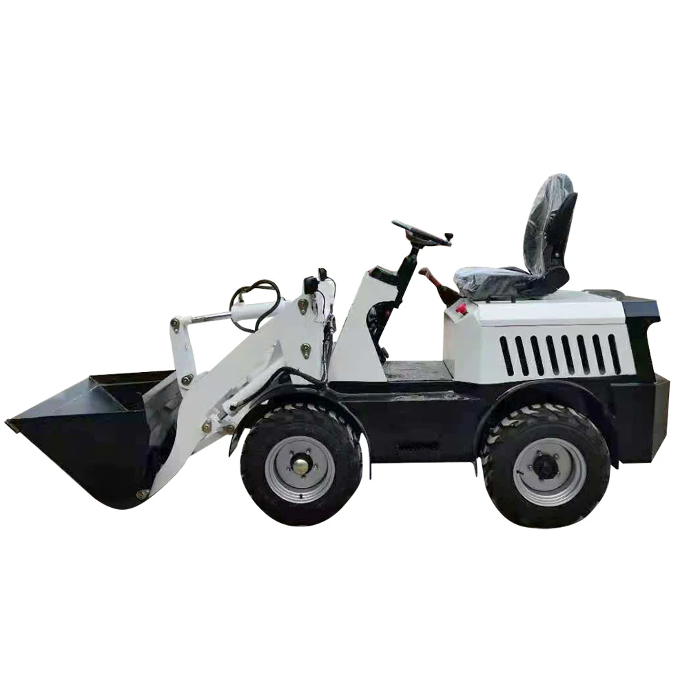 China Best Selling Mini End Small Skid Steer Electric Wheel Loader for Sale