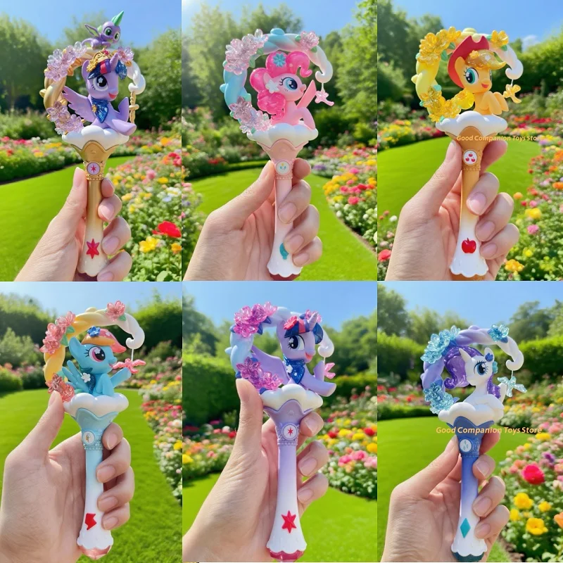 

Оригинальный цветок My Little Pony, волшебная палочка, сказочная палочка, вечерние дружбы, милое украшение для рабочего стола, игрушка, украшение, слепая коробка, подарки