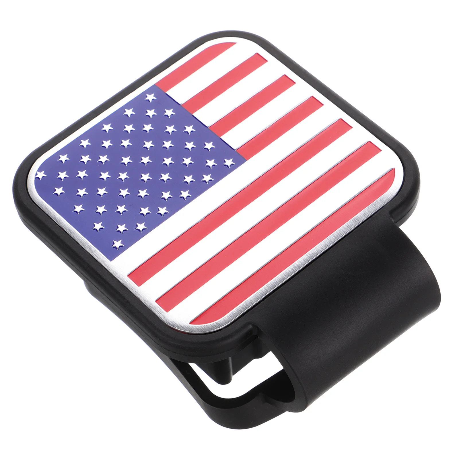 Trailer Accessories Automobile Rubber Plug Hitch Decorative Cover Flag Tow Covers