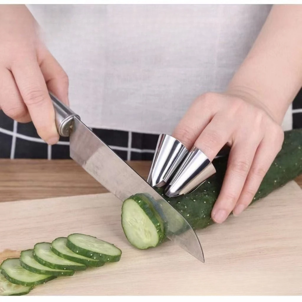 Protector de dedos y pulgares para pelar edamame, herramienta de cocina que ahorra esfuerzo, para desgranar y recolectar vegetales.