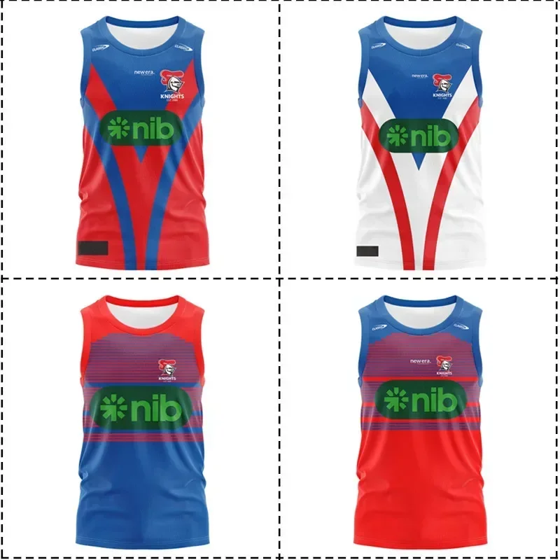 

Customization 2024 Knights Home / Away / Training Singlet Rugby Jersey - Mens Size: S-5XL （Print Custom Name Number）