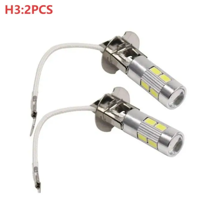2pcs Motorcycle LED Headlight Set Car LED Fog Light 33 Replacement For SMD H1/3/4/7 Super Bright Automobile Accessories