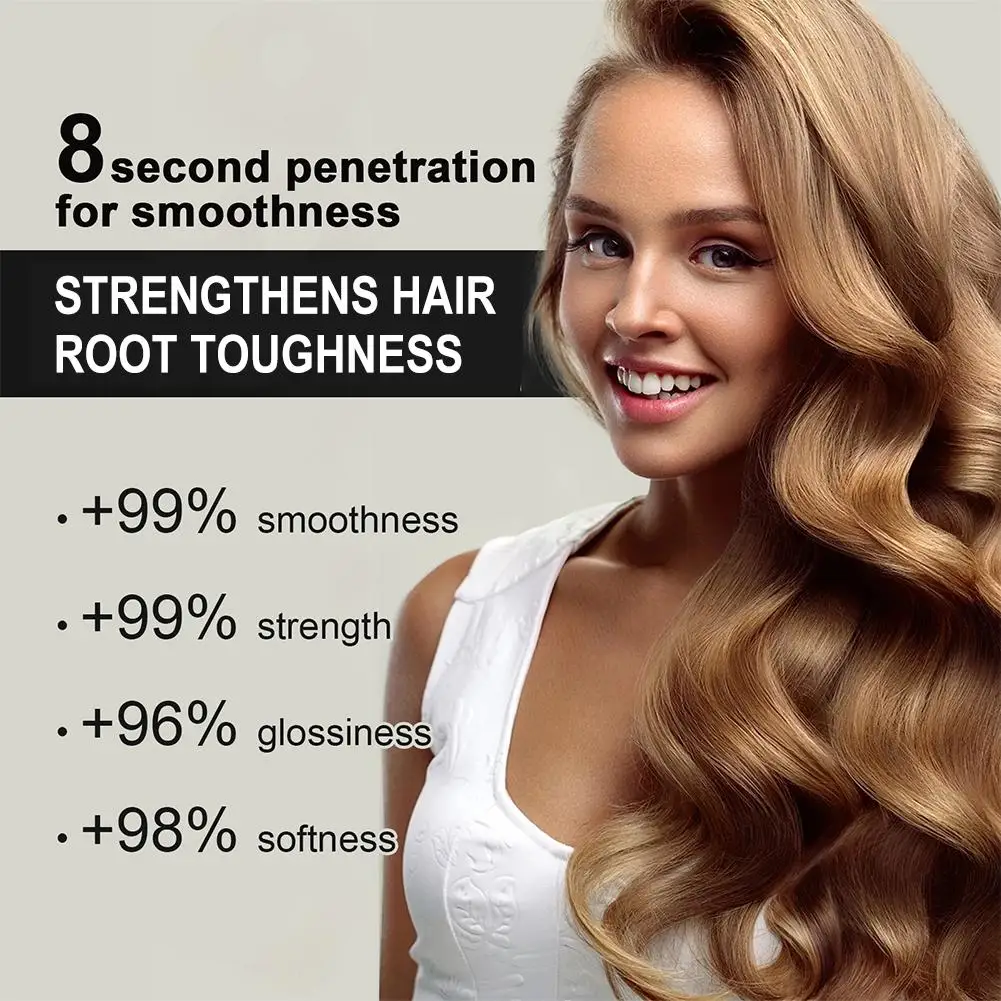 

Keratin Hair Mask Professional Repair Damaged Dry Frizy Hair Care Anti Hair Moisturizing 5s Cream Shiny Magical Smooth Roll C0Q1