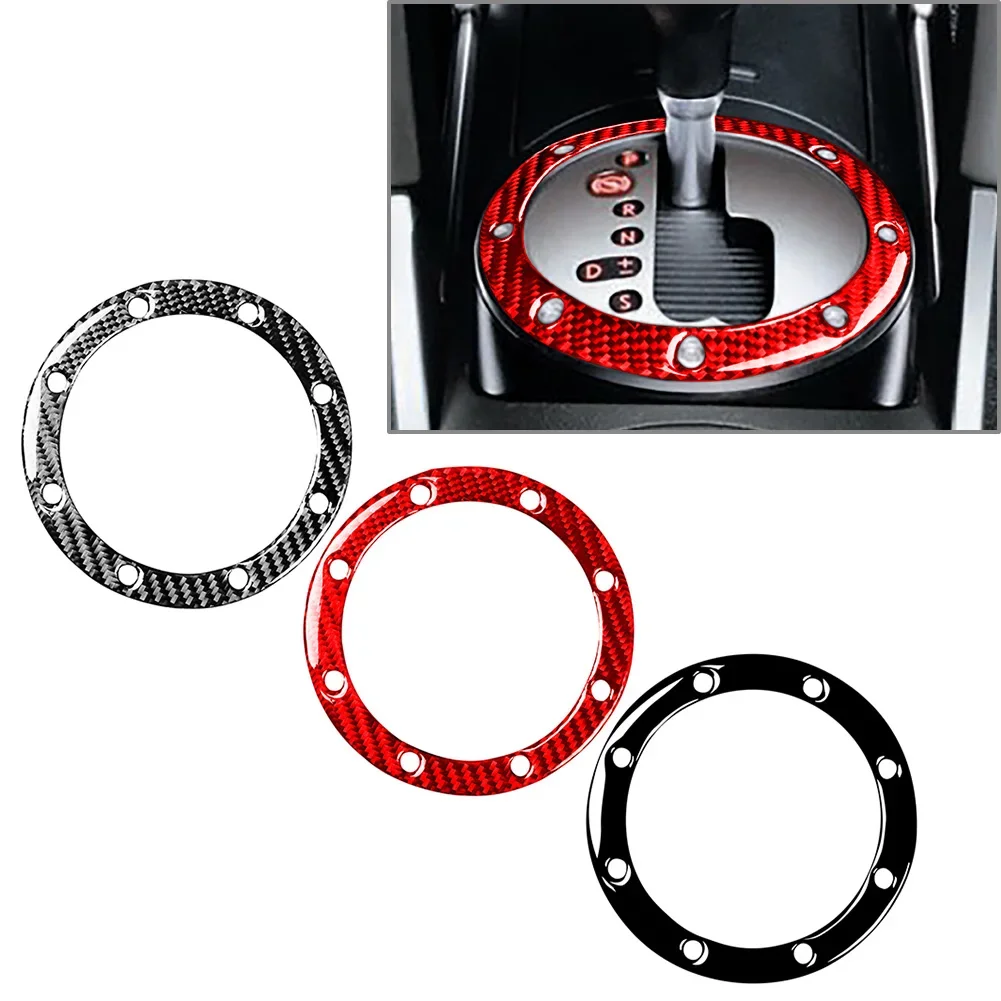 

1Pc Automotive Center Console Gear Shift Panel Circle Decorative Trim For Audi TT 8N 2001 2002 2003 2004 2005 2006