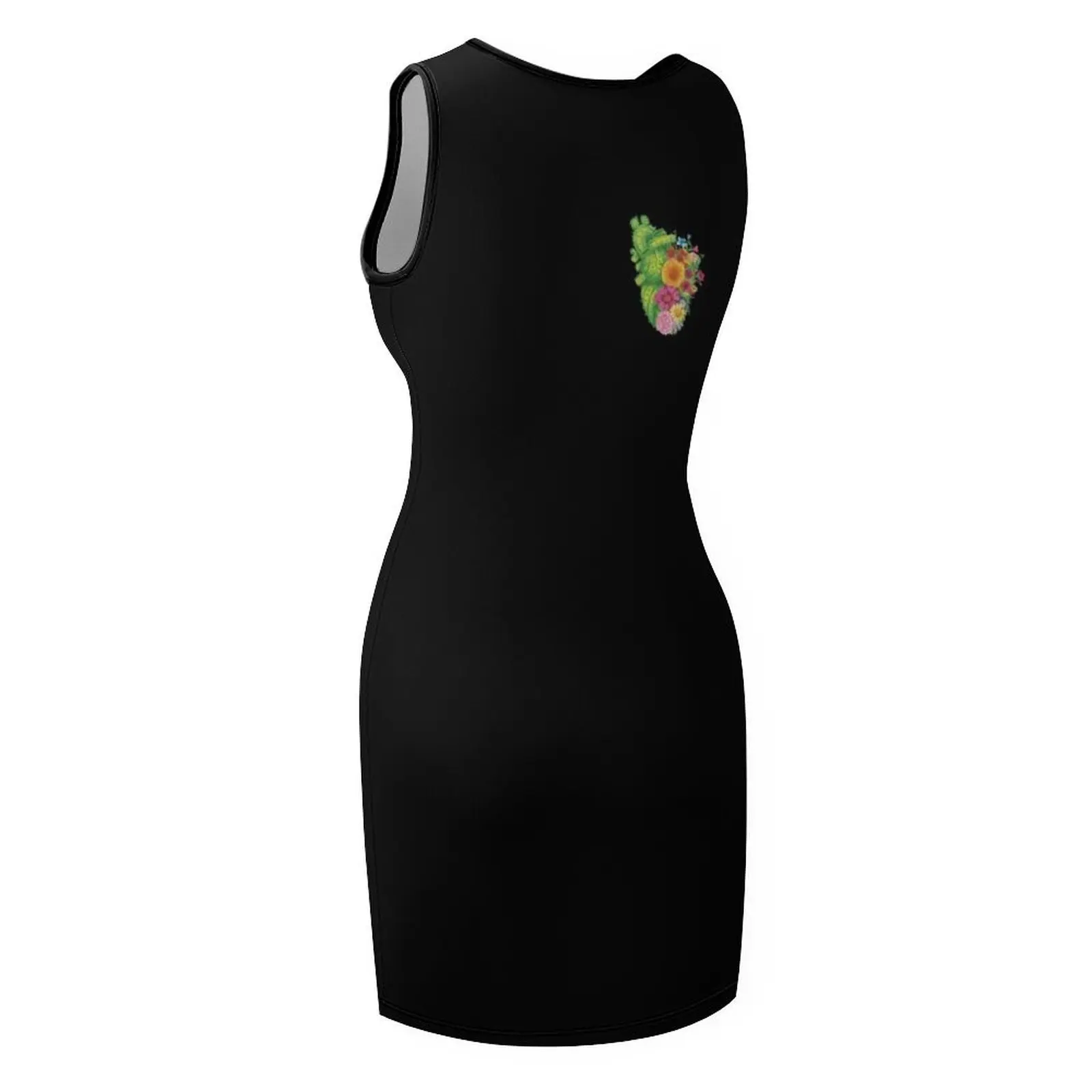 T-shirt coeur, chemise plantes, chemise de jardinage robe d'été sans manches costume femme robes africaines pour femme robes de mariée