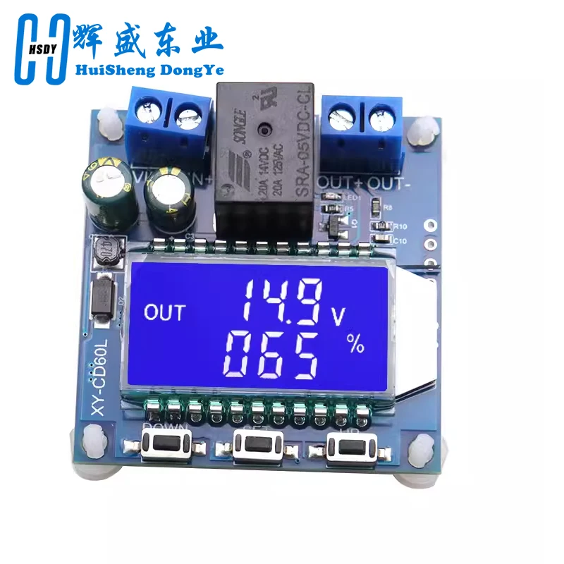 CD60L Solar Battery Charger Controller 12V 24V 48V Charging Discharge Control Module Under voltage Current protector Board