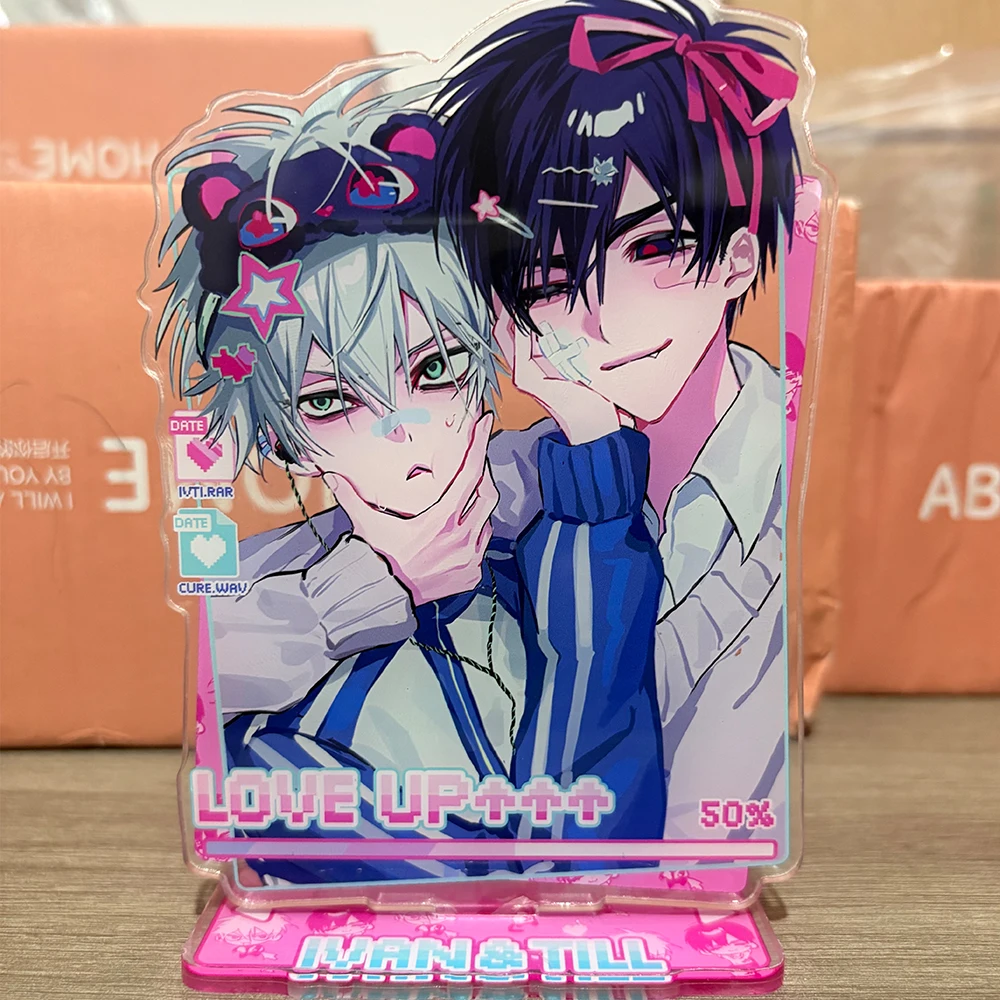 

Anime Alien Stagee Cosplay Acrylic Stand Ivan Till Cute Character Display Standee Desk Decor Cosplay Props