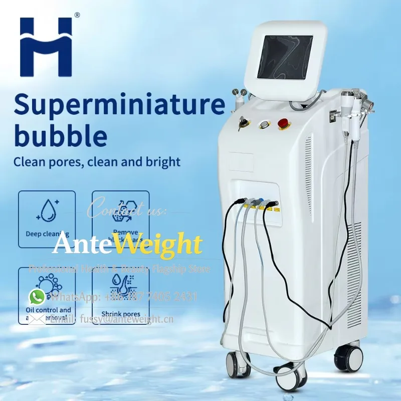 Intelligent Microdermabrasion Facial Cleansing Skin Peeling Diamond Hydra Beauty Facial Machine