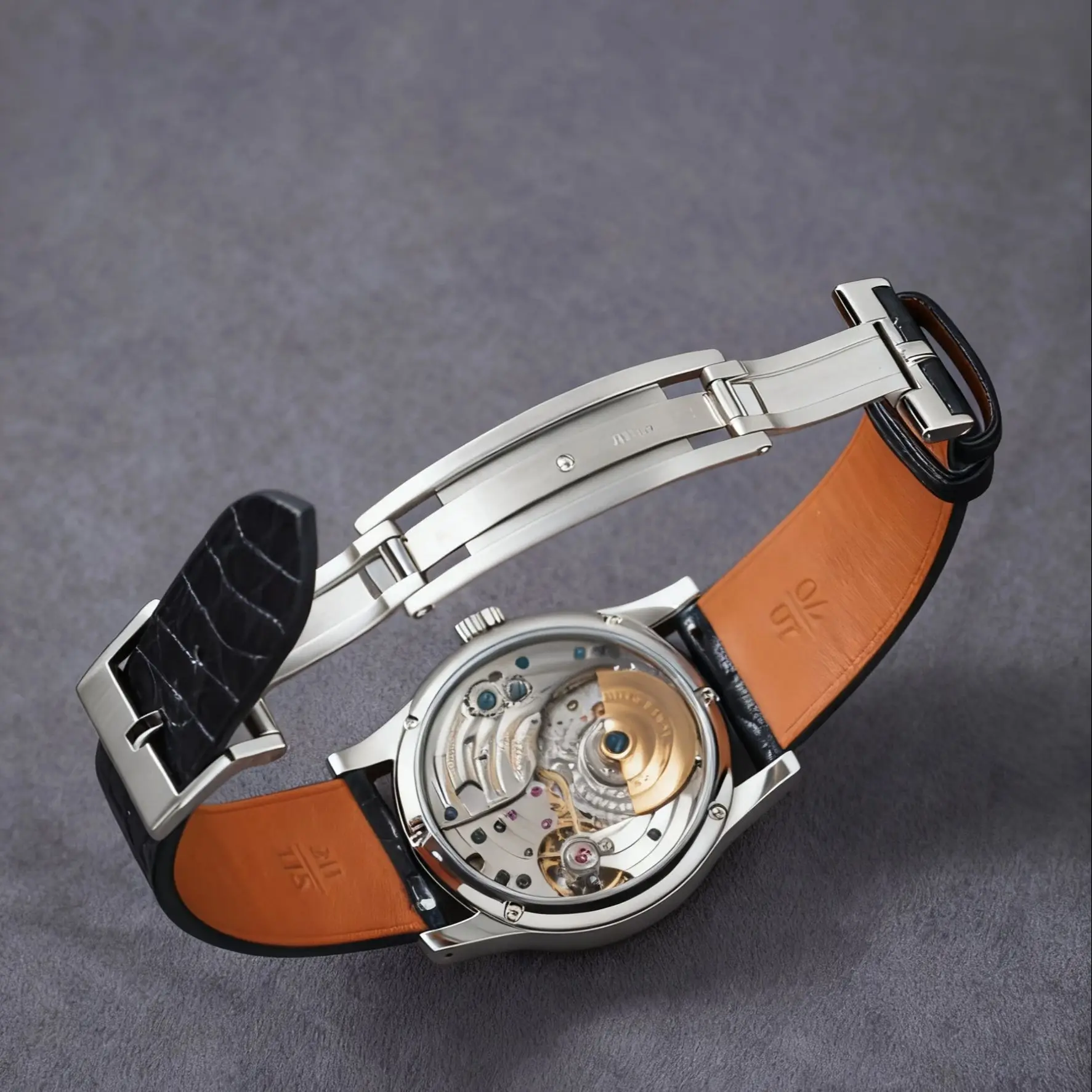 16mm 18mm Watch Strap Spring Deployant Buckle Perfect Fit for Rolex Cartier Omega Watch Original Repalcement Watch Band Clasp image 5