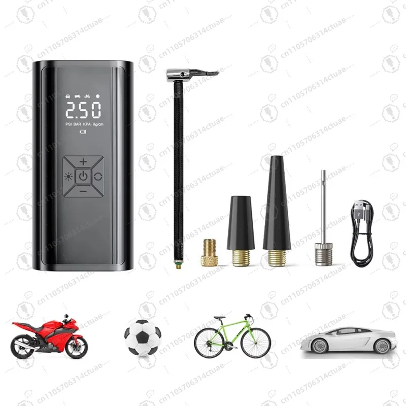 ضاغط هواء محمول هادئ، مضخة هواء سريعة التضخم، مناسبة لجميع أنواع المركبات والكرات الرياضية - هواء يجب اقتناؤه