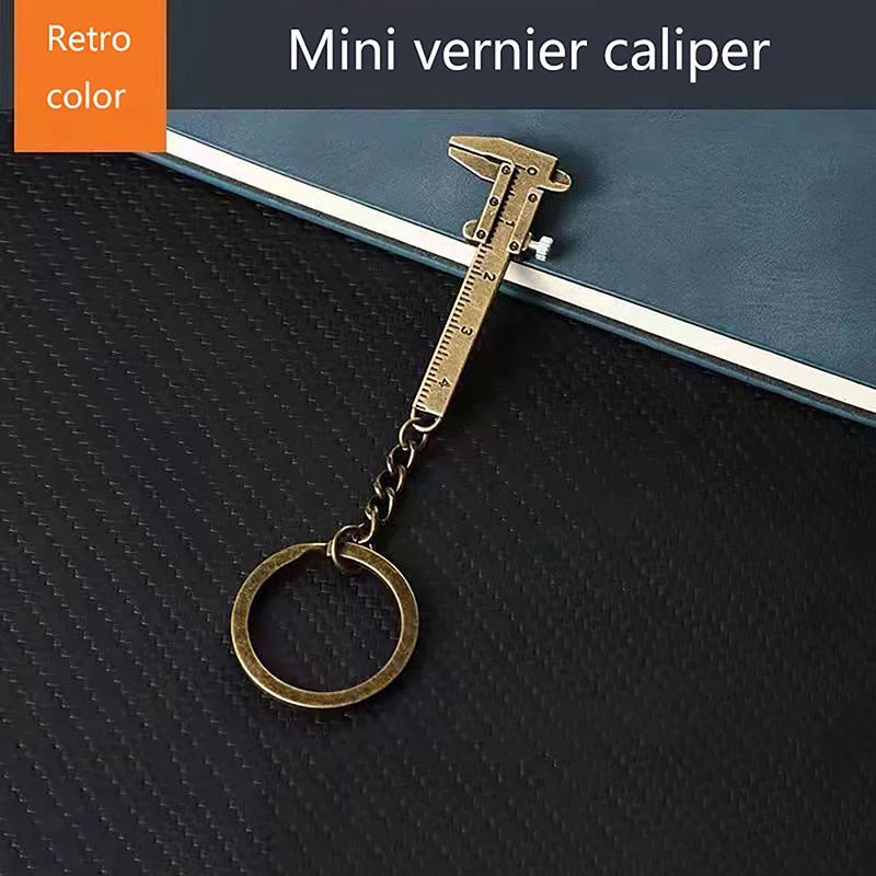 0-40mm Vernier Caliper Keychain Portable Measuring Tool Gauge Caliper Scale Ruler For Car Precise Measuring Testing Manual Tool