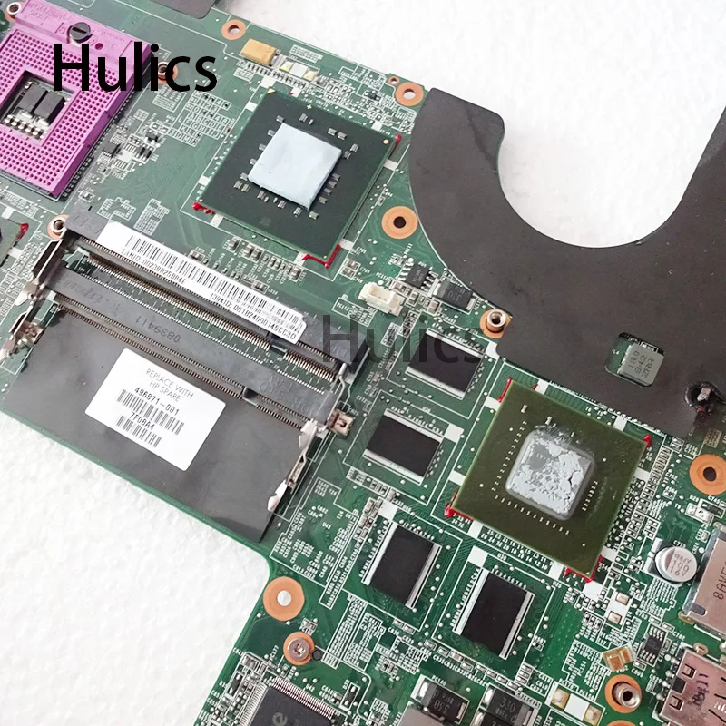 Hulics 중고 496871-001, HP HDX18 496871 노트북 마더보드 DA0UT7MB8F0 보드에 적합