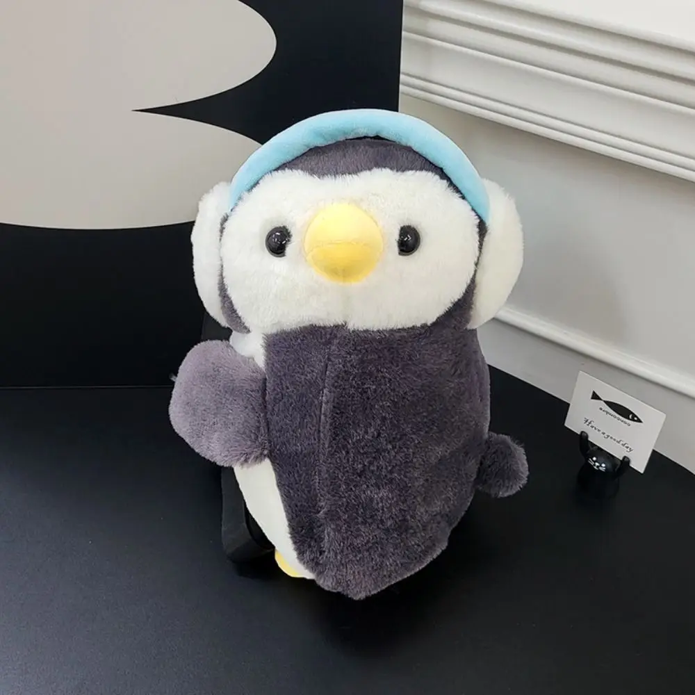 Sac à bandoulière pingouin doux, sac à double usage pour enfants, sac à dos JK Lolita Animal, sac à bandoulière pour étudiants