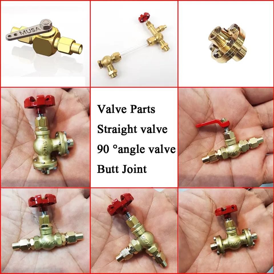 Mini Steam Engine Valve Model Casting, Quick-Opening Joint Accessory.