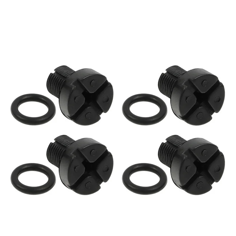 4Pcs Car Radiator Hose Vent Coolant Expansion Tank Bleeder Screw Clips 17111712788 for BMW E81 E82 E87 E88 E30 E36 E46 E90 E91