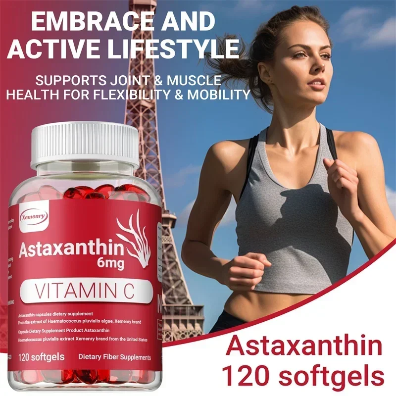 

Астаксантин и витамин С — способствует сердцевых и мозговых клеток, функцию восстановления клеток, повышает энергию, антиоксидант, осветляет тон кожи