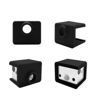 5pcs Heated Block Silicone Sock Cover for ELEGOO Neptuner 4 Hotend Printer Head 3D Printer Parts Hot End