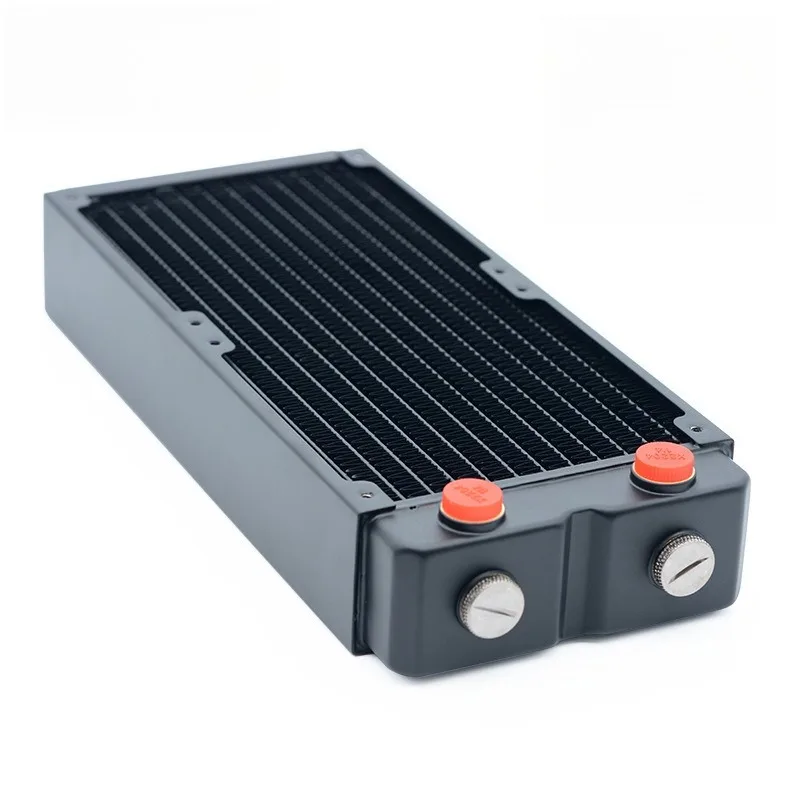 Copper Water Cooling Radiator 45Mm Thick HP45-240 Double Layer Fin For Liquid Cooling System