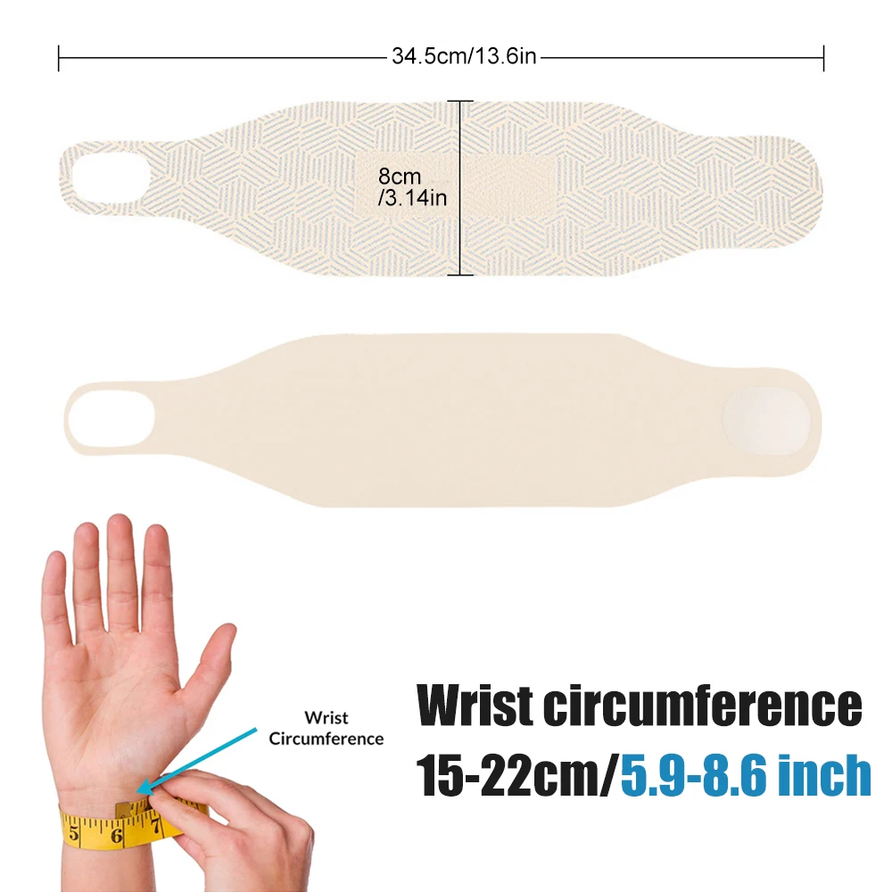1 pz tutore da polso Ultra sottile cinturino morbido e traspirante per Tunnel carpale artrite tendinite distorsioni avvolgere il polso misura