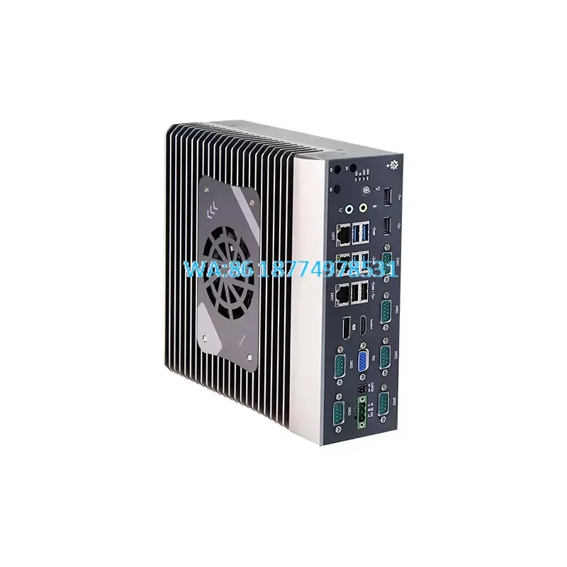 Wmwmnu High Performance Embedded Industrial Mini PC 3 GbE LAN 4 USB3.2 4 USB2.0 Multi Serial Ports Box Computer in Stock