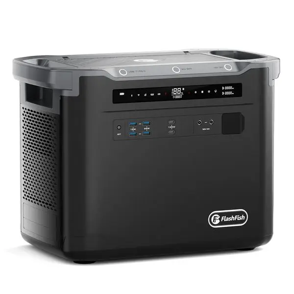 

Портативная электростанция FF 1997Wh, солнечный генератор LFP 2000 Вт, полная зарядка за 1,5 часа, питание от солнечной энергии