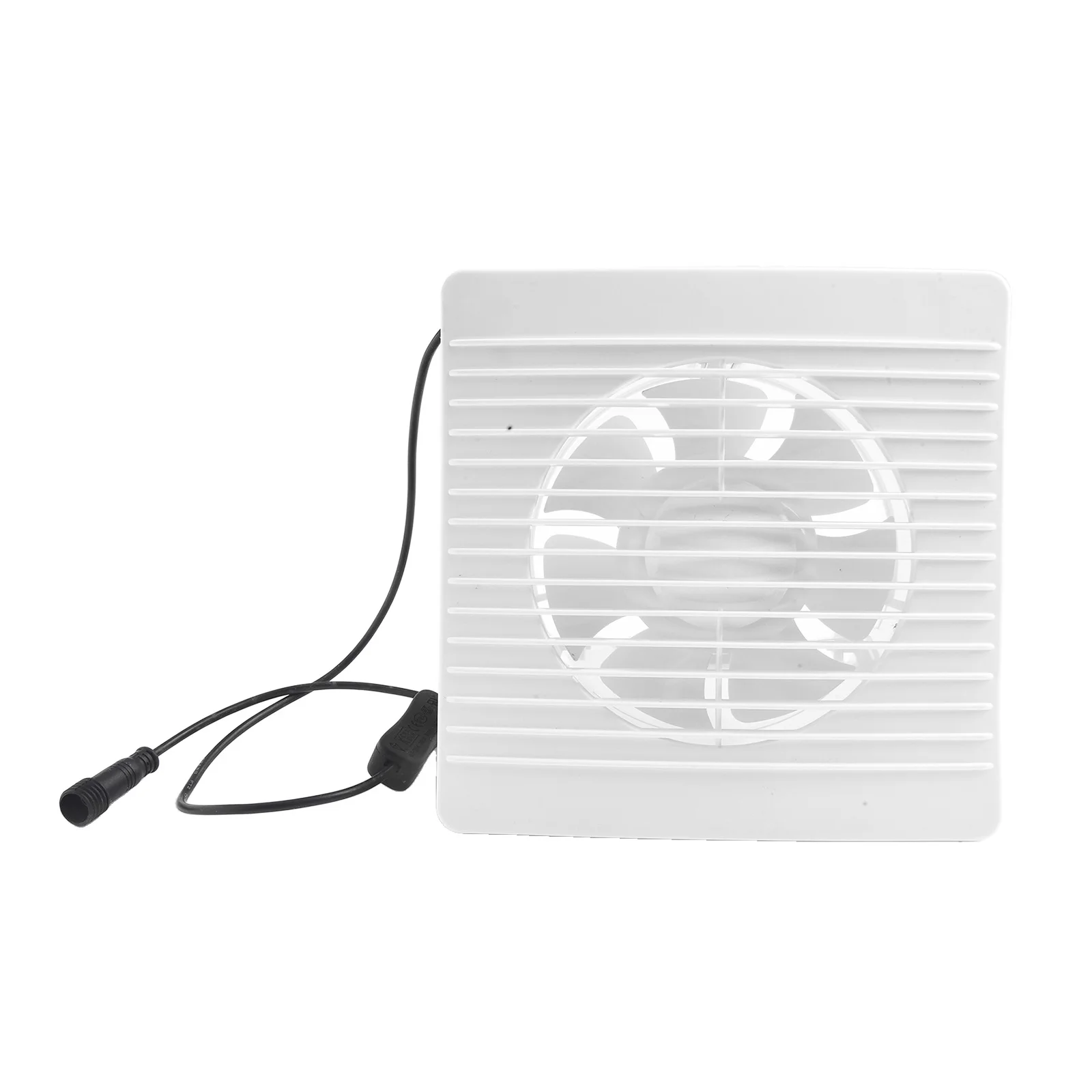 Energy-saving Vent Fan Silent Bathroom Fan Quiet Operation Weather Resistant Energy-saving Humidity Reduction Color White