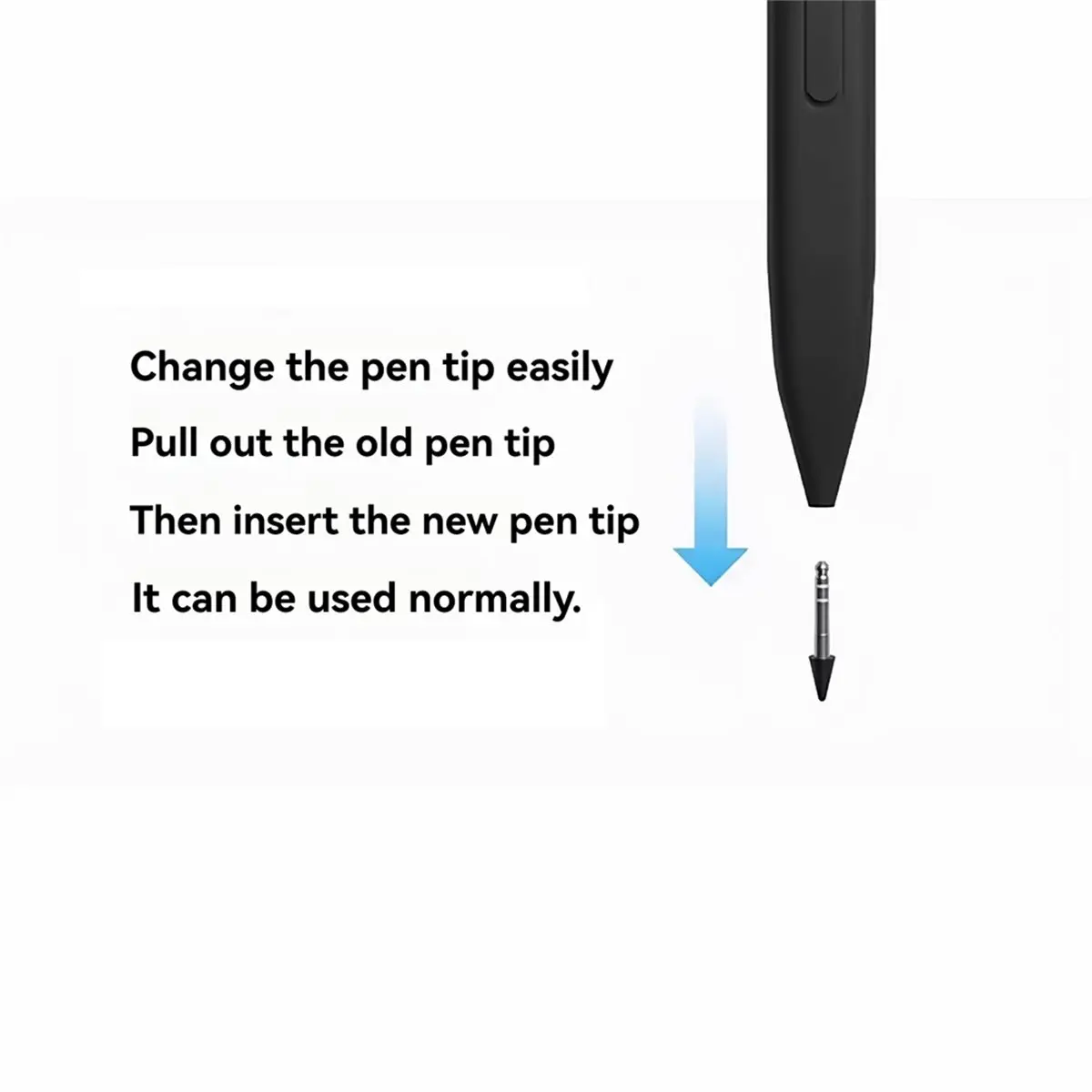 

2 шт. сменные насадки для стилуса для тонкой ручки 2, наконечник для ручки, замена наконечников для тонкой ручки 2